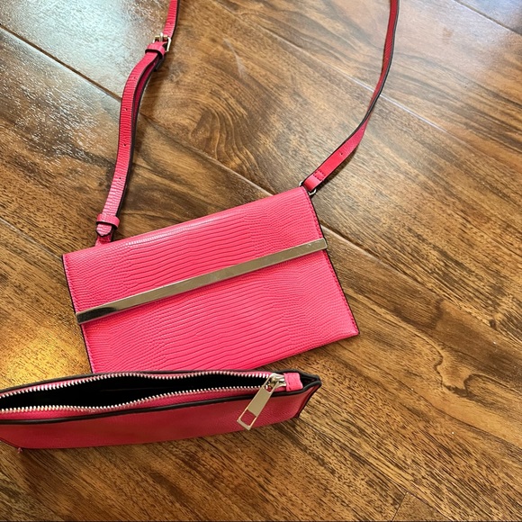 Zara Animal Print Double- Purse Crossbody Bag - Picture 3 of 9